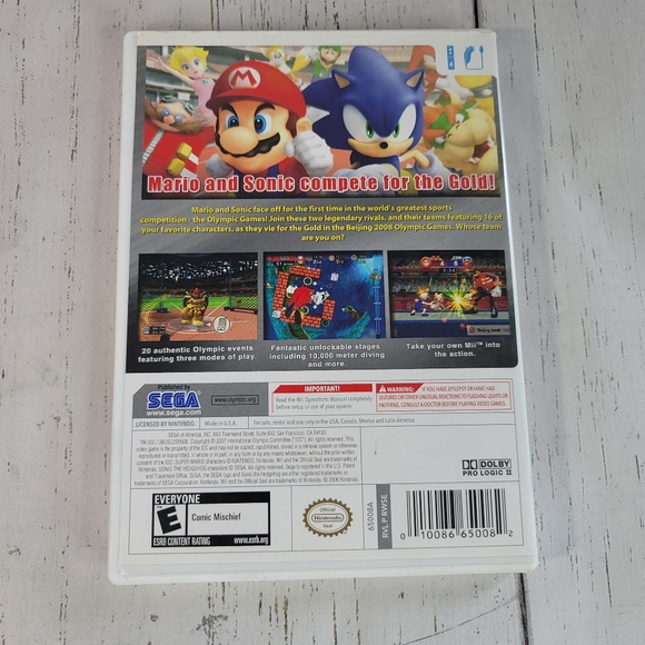 Mario & Sonic at the Olympic Games for Nintendo Wii by Sega - Picture 7 of 9